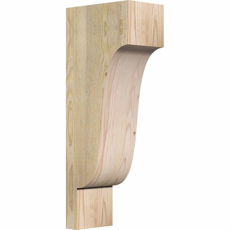 Ekena Millwork Newport Rough Sawn Corbel, Douglas Fir, 6"W x 10"D x 26"H COR06X10X26NEW00RDF